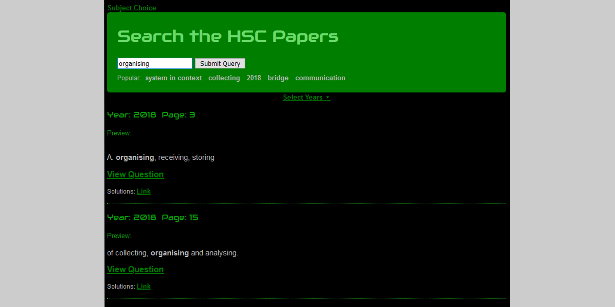 Cover Image for App: HscSearch.com